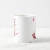Personalized Floral Initial Mug – Letter J コーヒーマグカップ (中央)