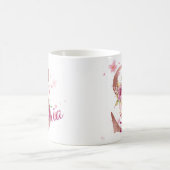 Personalized Floral Initial Mug – Letter S コーヒーマグカップ (中央)