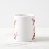 Personalized Floral Initial Mug – Letter Z コーヒーマグカップ (中央)