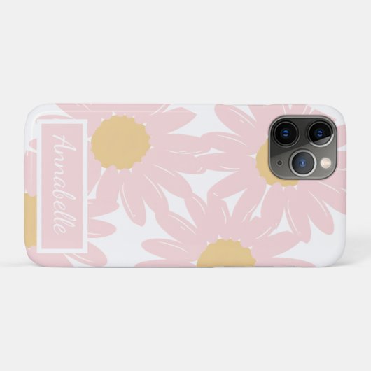 Personalized Floral iPhone Case Case-Mate iPhoneケース (裏面(横))