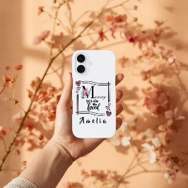 Personalized Floral Mommy iPhone Case 16ケース