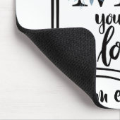 Personalized Floral Mommy Mousepad マウスパッド (コーナー)