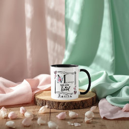 Personalized Floral Mommy Mug マグカップ