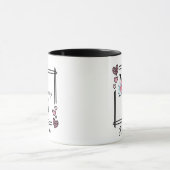 Personalized Floral Mommy Mug マグカップ (中央)