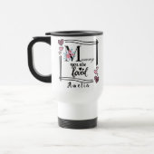 Personalized Floral Mommy Travel Mug トラベルマグ (左)