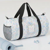 Personalized Floral Monogram Bag ダッフルバッグ