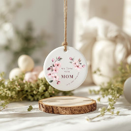 Personalized Floral Mothers Day Gift オーナメント