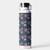 Personalized Floral Mrs. Victoria Insulated Water  ウォーターボトル (背面)
