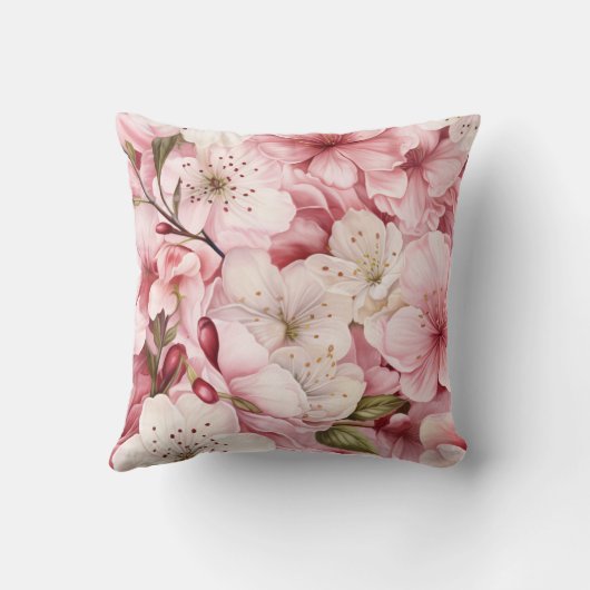 Personalized Floral Name クッション (裏面)