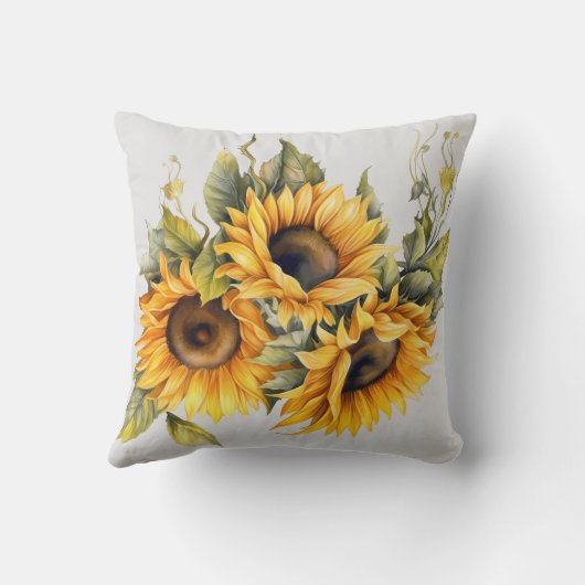 Personalized Floral Name クッション (裏面)