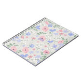 Personalized Floral Notebook ノートブック (左側)