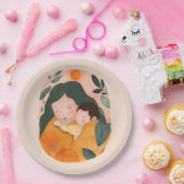 Personalized Floral Party Dinner  ペーパープレート (パーティー)