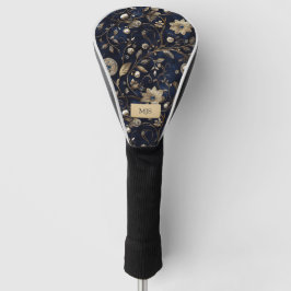 Personalized Floral Pattern Golf Head Cover ゴルフヘッドカバー