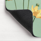 Personalized Floral Photo Modern マウスパッド (コーナー)