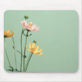 Personalized Floral Photo Modern マウスパッド (正面)