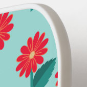 Personalized Floral Pickleball Paddle ピックルボールラケット (左詳細)