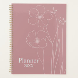 Personalized Floral Planner  プランナー手帳