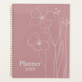 Personalized Floral Planner  プランナー手帳