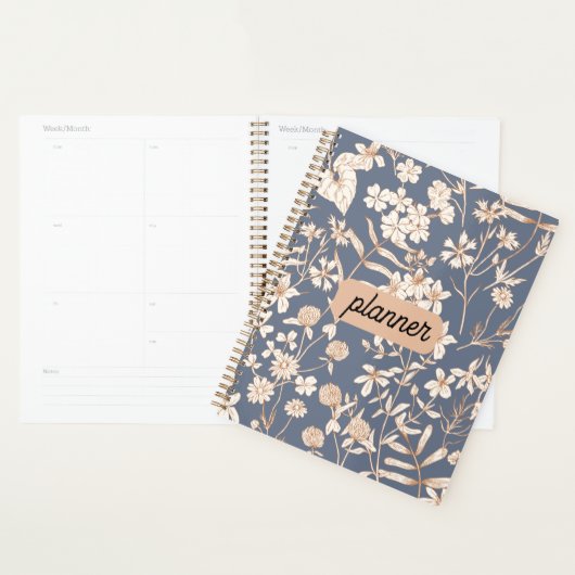Personalized Floral Planner プランナー手帳 (ディスプレー)
