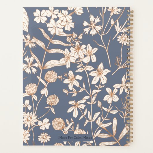 Personalized Floral Planner プランナー手帳 (裏面)