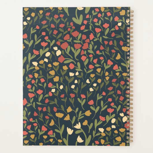 Personalized Floral Planner – Weekly & Monthly プランナー手帳 (裏面)