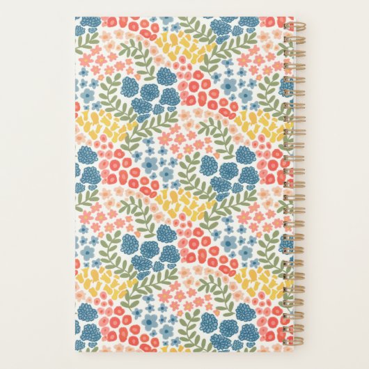 Personalized Floral Planner – Weekly & Monthly プランナー手帳 (裏面)