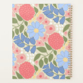 Personalized Floral Planner with Hard Cover プランナー手帳 (裏面)