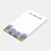 Personalized Floral Post It Notes for Unique Gifts ポストイット (アングル)