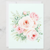Personalized Floral Scrapbook Paper (裏面)