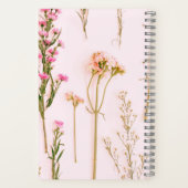 Personalized Floral Spiral Notebook ノートブック (裏面)