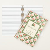 Personalized Floral Teacher Appreciation Journal  ノートブック (内側)