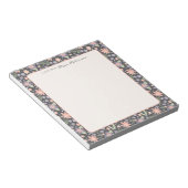Personalized Floral Teacher Notepad ノートパッド (アングル)