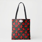 Personalized Floral Tote Bag – Gift for Her トートバッグ (正面)