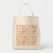 Personalized Floral Tote Bag – Gift for Her トートバッグ (正面)