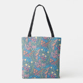 Personalized Floral Tote Bag | Gift for Her  トートバッグ (裏面)
