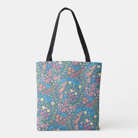 Personalized Floral Tote Bag | Gift for Her  トートバッグ (裏面)