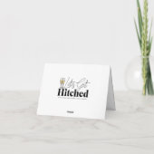 Personalized Floral Wedding Thank You Notes サンキューカード (裏面)