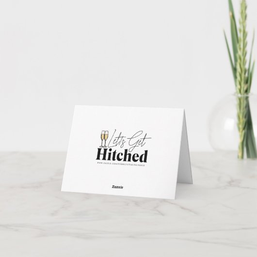 Personalized Floral Wedding Thank You Notes サンキューカード (裏面)