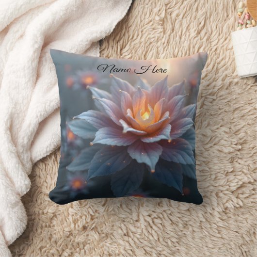 Personalized Flower and Sunshine  クッション (ブランケット)