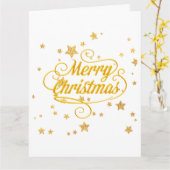 Personalized Folded Greeting Card カード (黄色い花)