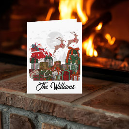 Personalized Folded Greeting Card カード