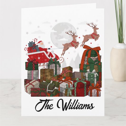 Personalized Folded Greeting Card カード (正面)