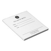 Personalized Follow Up Notes Notepad ノートパッド (アングル)