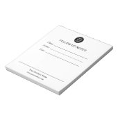 Personalized Follow Up Notes Notepad ノートパッド (回転)