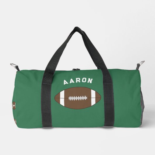  Personalized Football Duffel Bag Gift ダッフルバッグ (正面)