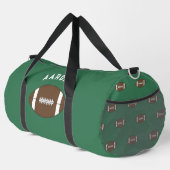  Personalized Football Duffel Bag Gift ダッフルバッグ (右コーナー)