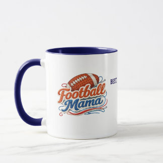 Personalized Football Mom Mug with Photo マグカップ