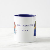 Personalized Football Mom Mug with Photo マグカップ (中央)