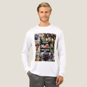 Personalized Football Photo Collage Sports  トライブレンドＴシャツ (正面全体)