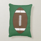Personalized Football Pillow アクセントクッション (裏面(縦))